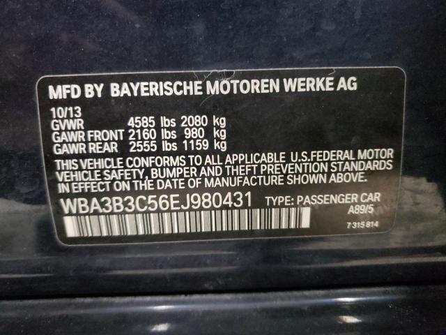 Photo 10 from auction – 2014 BMW 328 XI with VIN WBA3B3C56EJ980431