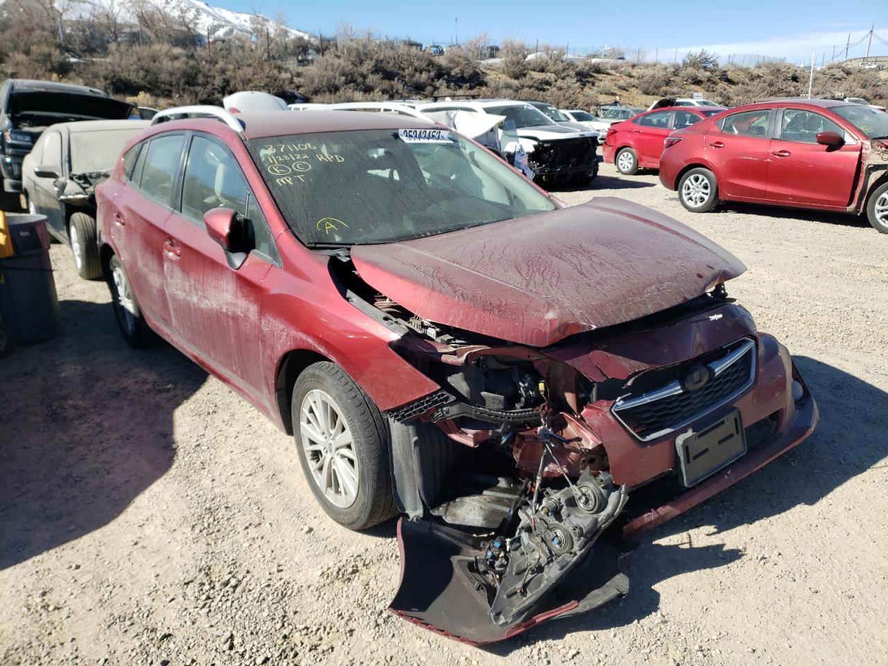 SUBARU IMPREZA PR 2017 z numerem VIN 4S3GTAD60H3754441 - Zdjęcie z aukcji