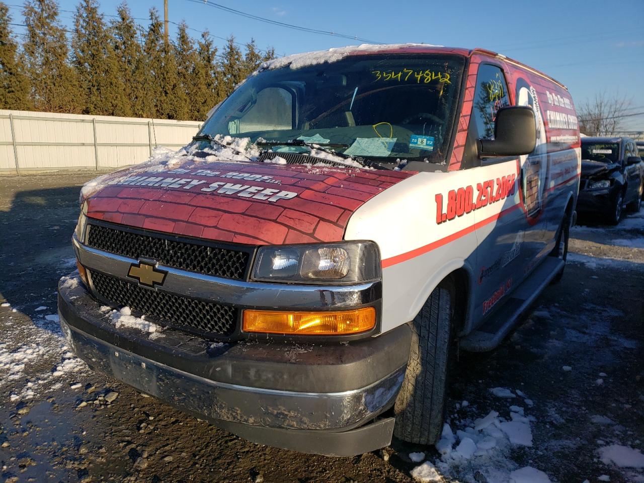 Photo 2 from auction – 2018 CHEVROLET EXPRESS G2 with VIN 1GCWGAFG8J1910197