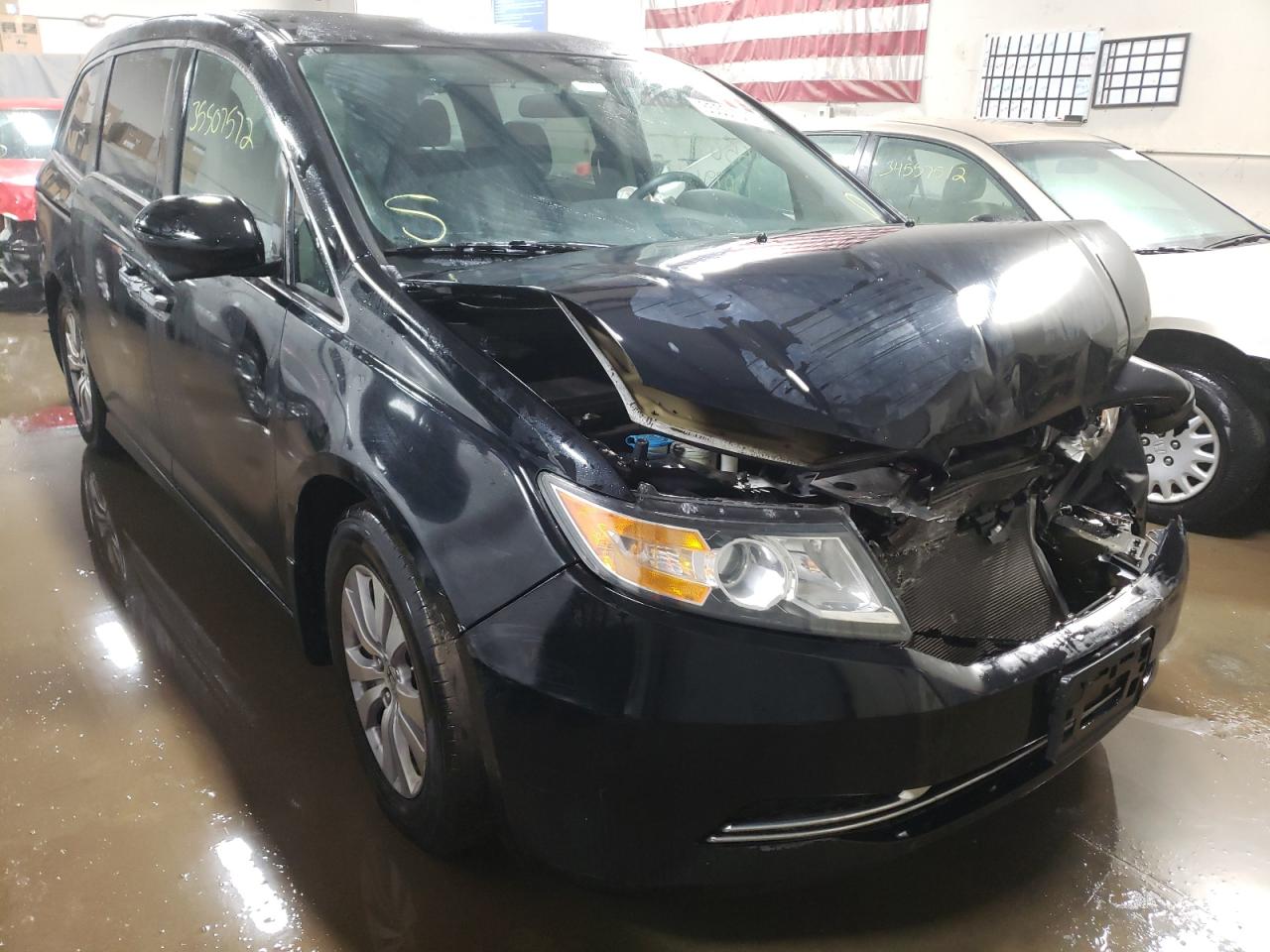 HONDA ODYSSEY EX 2014 with VIN 5FNRL5H40EB113894 - Photo from auction