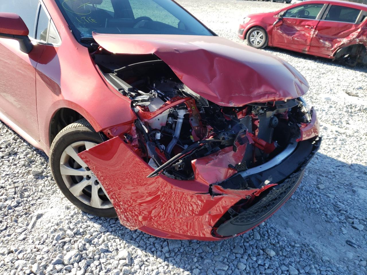 Photo 9 from auction – 2021 TOYOTA COROLLA LE with VIN 5YFEPMAE6MP263379