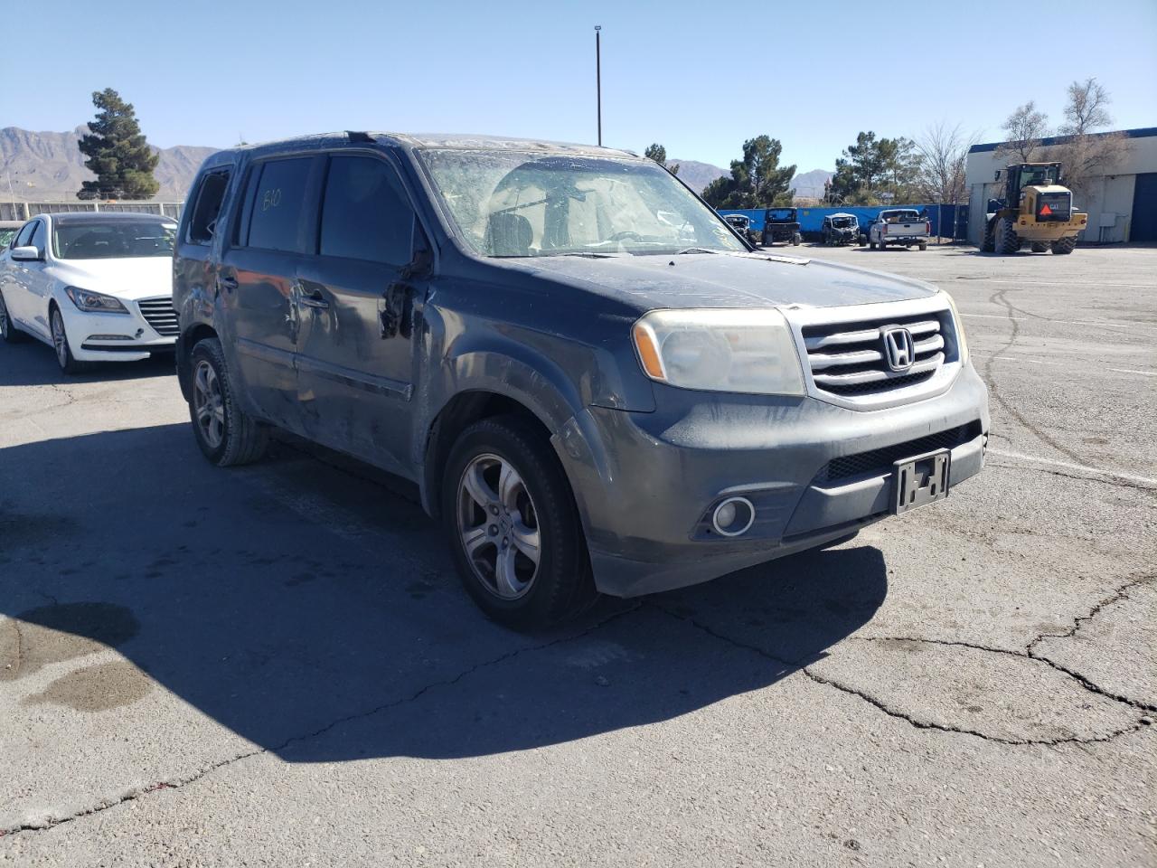 HONDA PILOT EX 2012 with VIN 5FNYF3H45CB003749 - Photo from auction