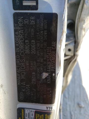Photo 10 from auction – 2015 KIA FORTE LX with VIN KNAFK4A63F5314331