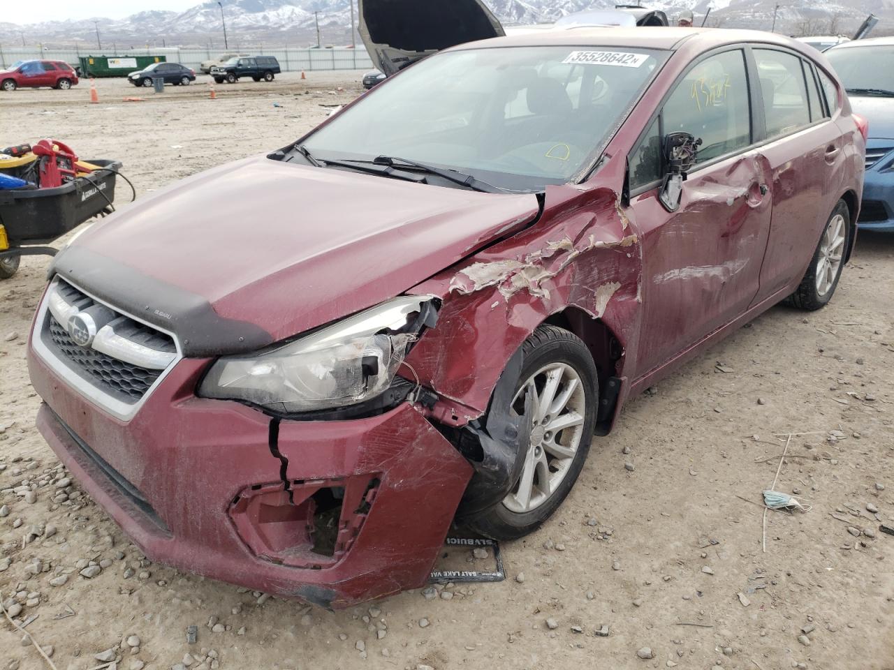 Photo 2 from auction – 2013 SUBARU IMPREZA PR with VIN JF1GPAC65D2876241