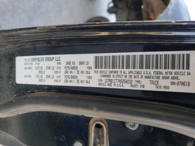 Photo 10 from auction – 2010 DODGE RAM 1500 with VIN 1D7RB1CT7AS250232