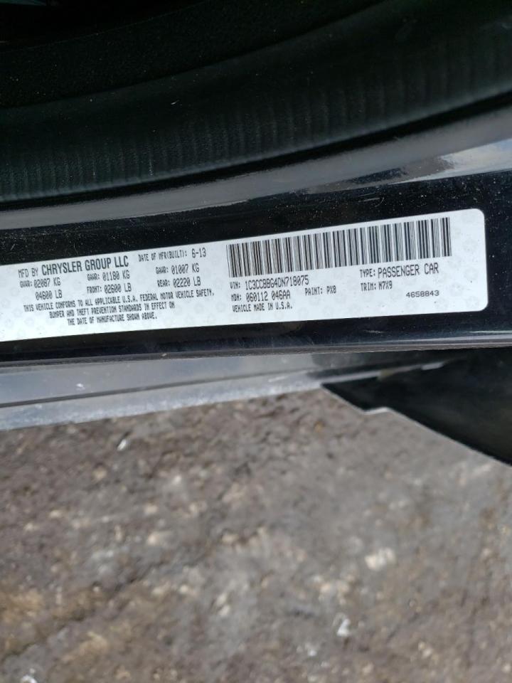 Photo 10 from auction – 2013 CHRYSLER 200 TOURIN with VIN 1C3CCBBG4DN718075