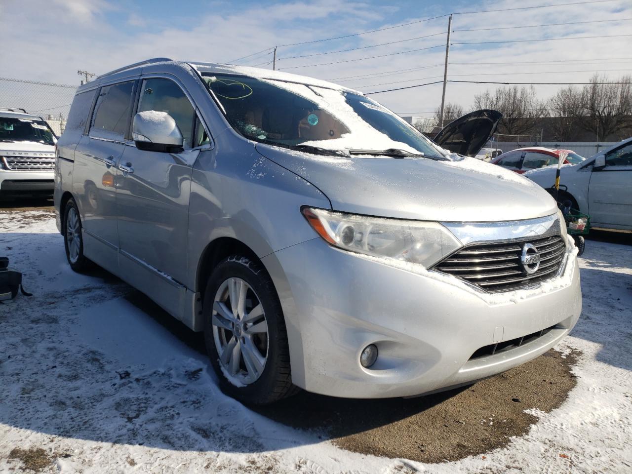 NISSAN QUEST S 2012 with VIN JN8AE2KP2C9040032 - Photo from auction