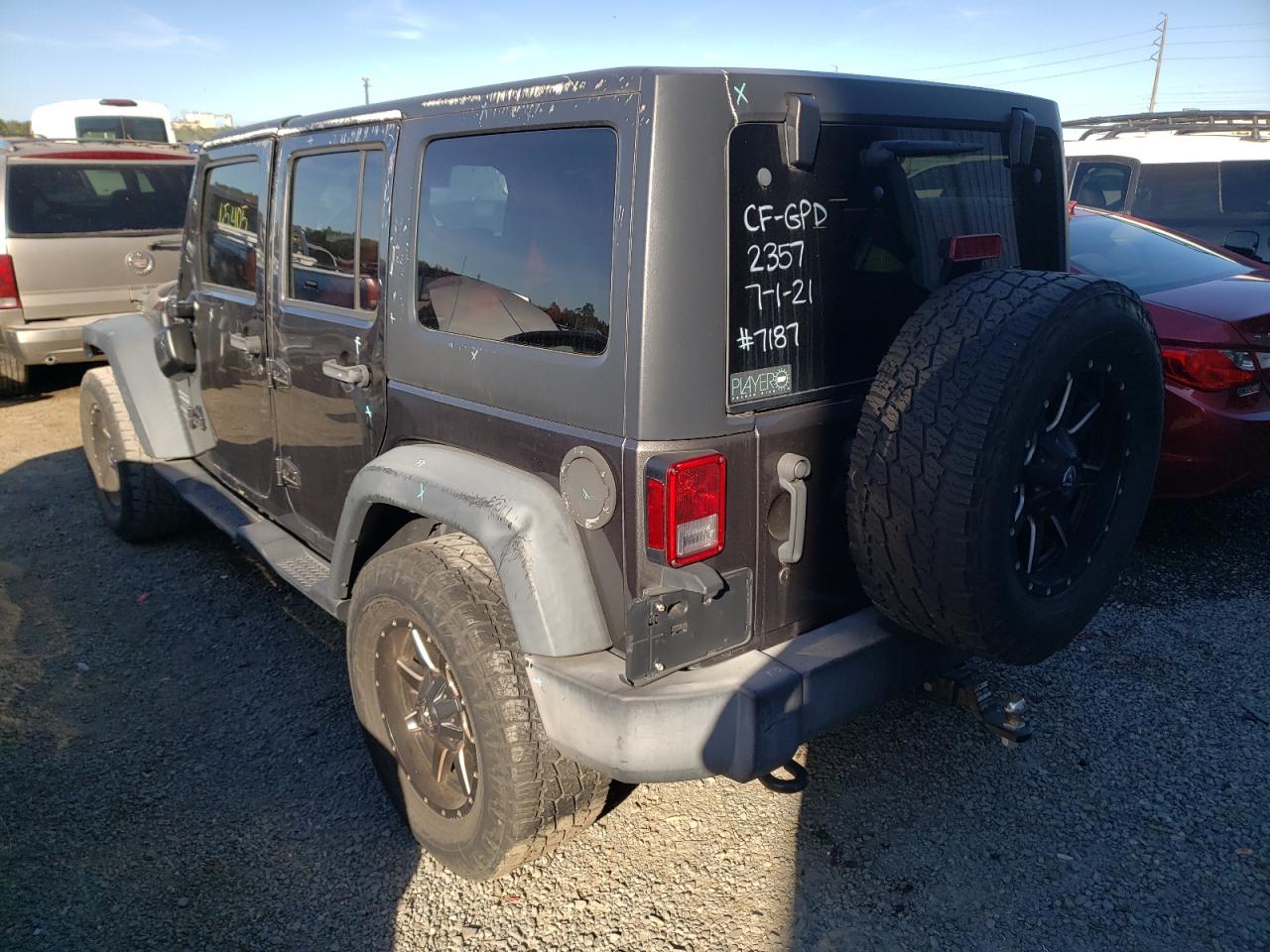 Photo 3 from auction – 2016 JEEP WRANGLER U with VIN 1C4HJWDG0GL337187