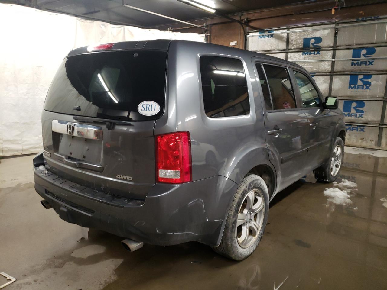 Foto 4 de la subasta – 2012 HONDA PILOT EXL con VIN 5FNYF4H59CB020763