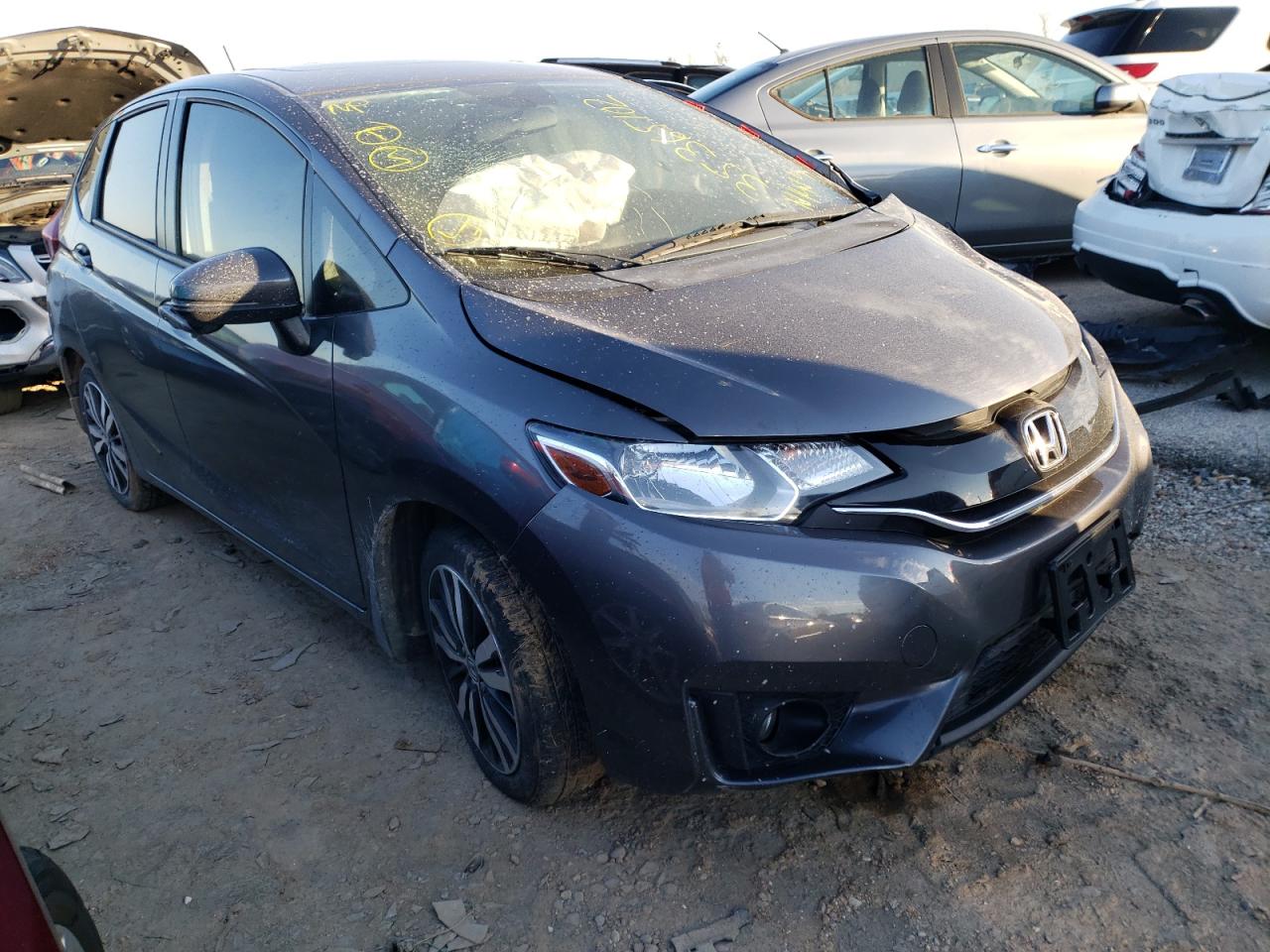 HONDA FIT EX 2017 with VIN JHMGK5H75HS021836 - Photo from auction