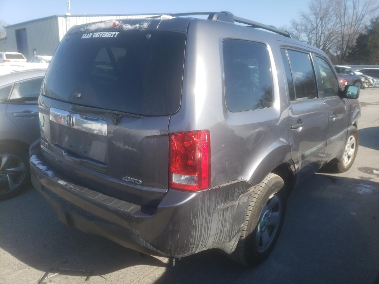 Photo 4 from auction – 2015 HONDA PILOT LX with VIN 5FNYF4H21FB023764