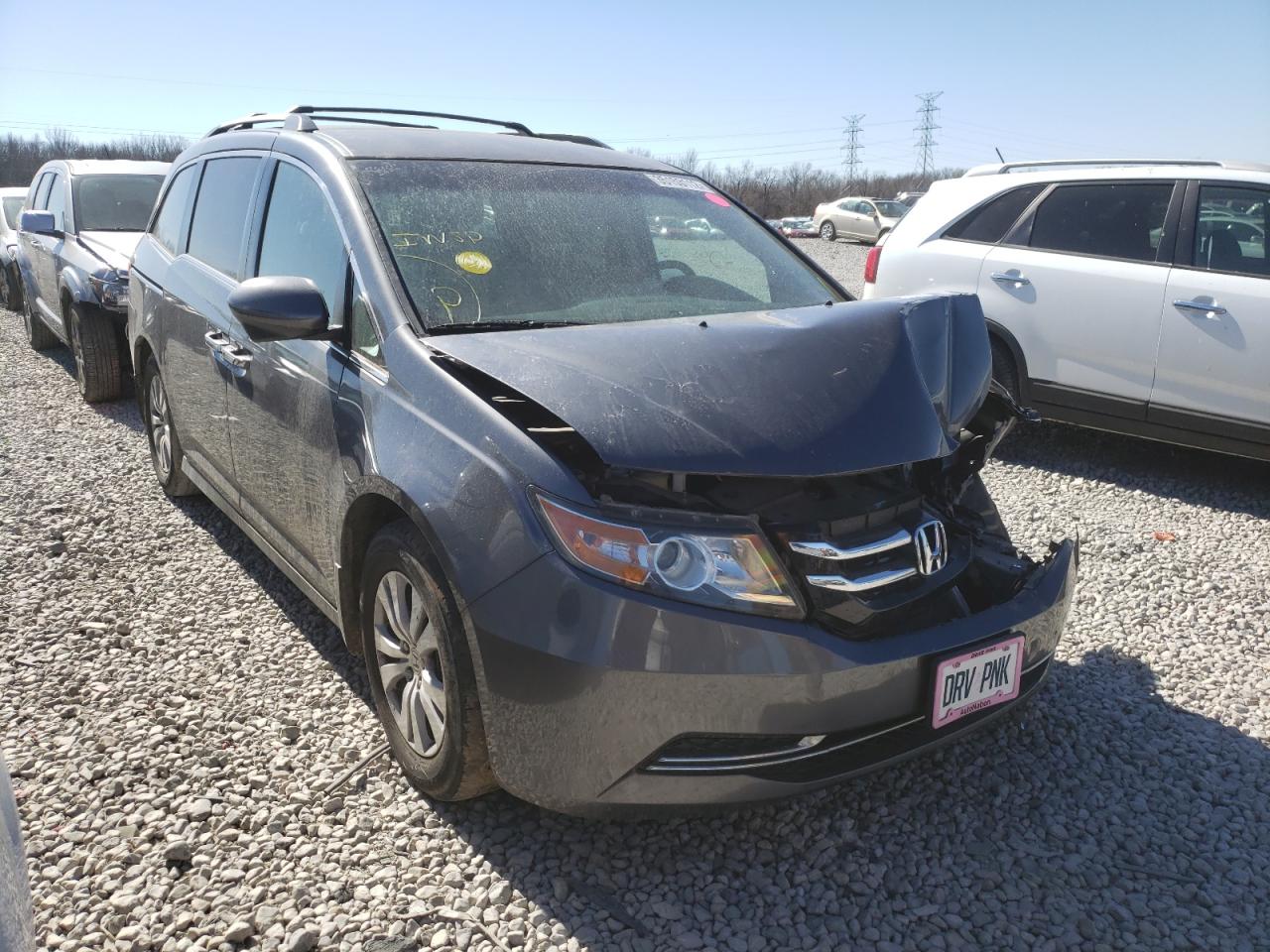 HONDA ODYSSEY SE 2017 with VIN 5FNRL5H31HB024122 - Photo from auction
