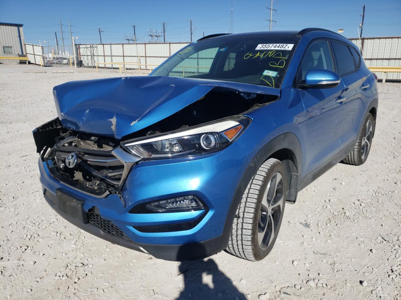 Photo 2 from auction – 2016 HYUNDAI TUCSON LIM with VIN KM8J3CA2XGU051470