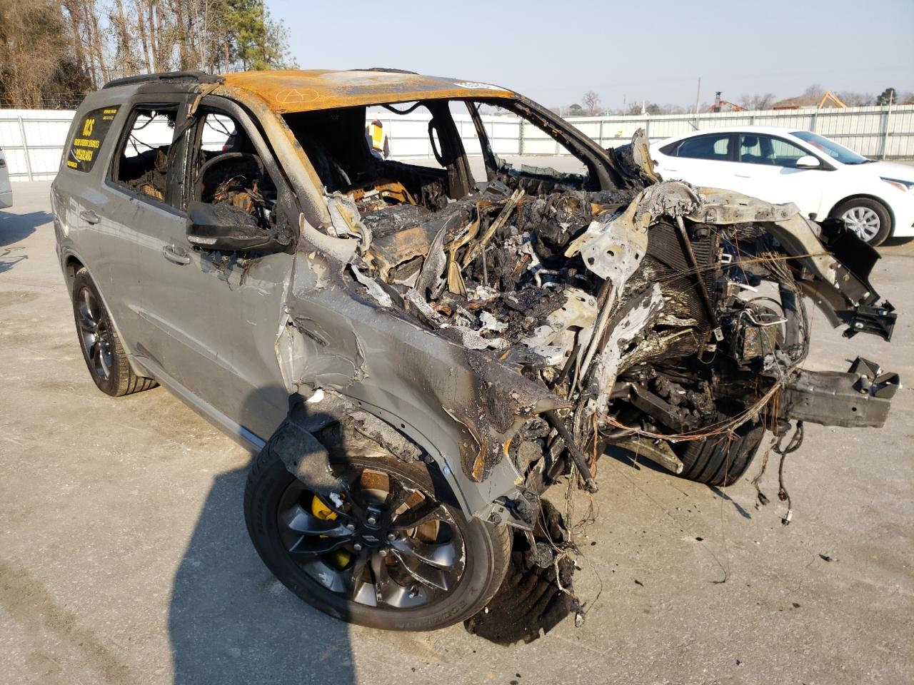 DODGE DURANGO 2021 with VIN 1C4SDHCT6MC862256 - Photo from auction