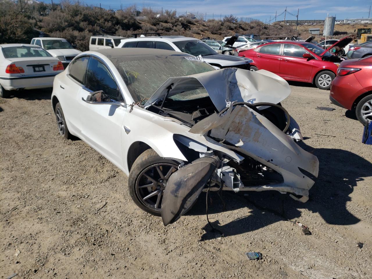 TESLA MODEL 3 2020 with VIN 5YJ3E1EA3LF709937 - Photo from auction