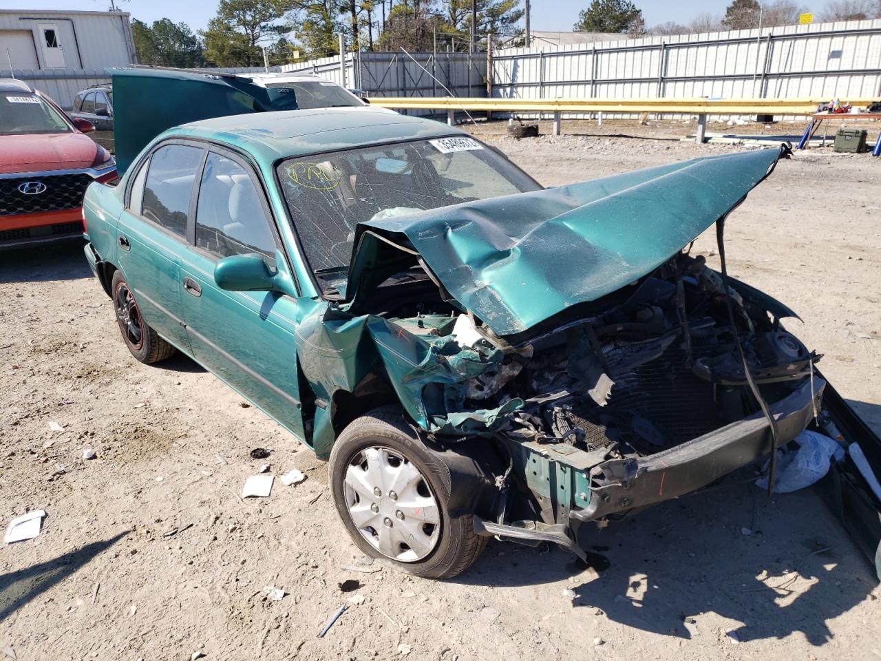 TOYOTA COROLLA DX 1997 with VIN 1NXBB02E2VZ520188 - Photo from auction