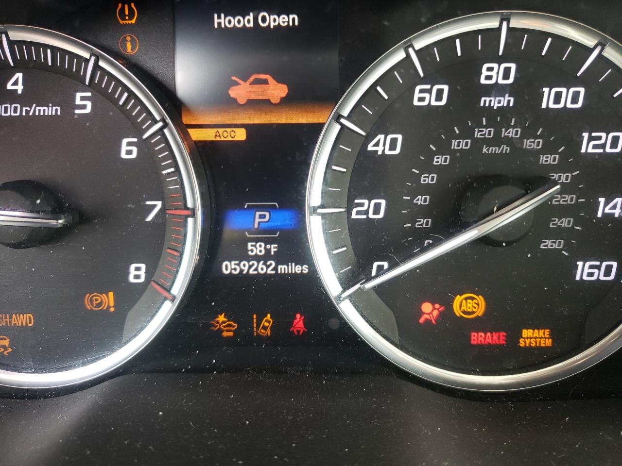 Photo 8 from auction – 2017 ACURA MDX TECHNO with VIN 5FRYD4H58HB038134