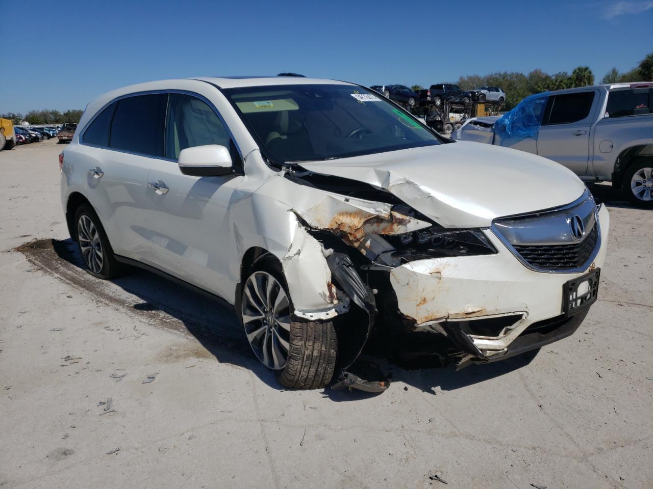 صورة رقم 1 من المزاد - 2016 ACURA MDX TECHNO مع VIN 5FRYD4H43GB017620