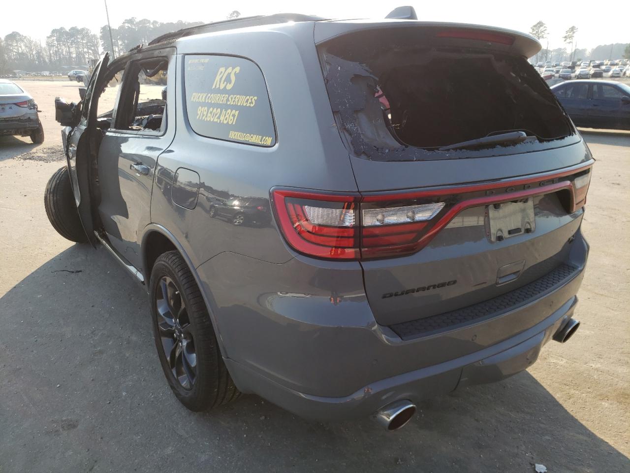 Photo 3 from auction – 2021 DODGE DURANGO with VIN 1C4SDHCT6MC862256