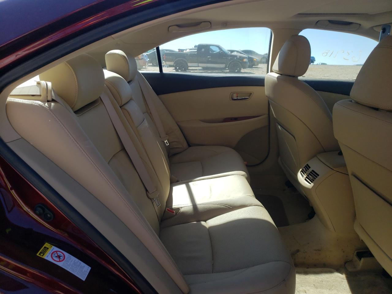 Photo 6 from auction – 2007 LEXUS ES 350 with VIN JTHBJ46G072146381