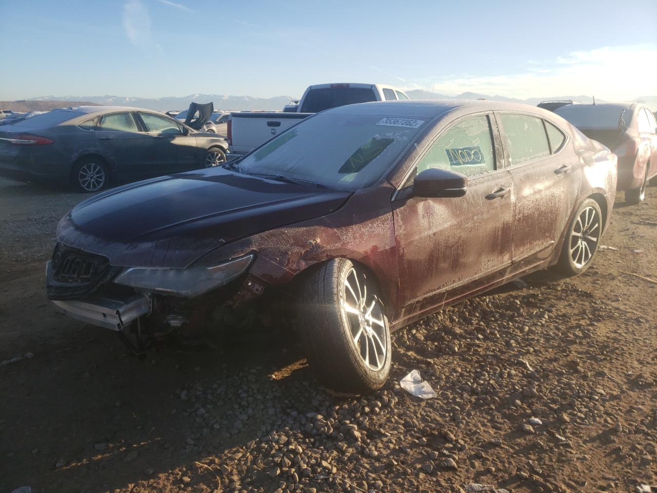 Photo 2 from auction – 2015 ACURA TLX ADVANC with VIN 19UUB3F7XFA009701