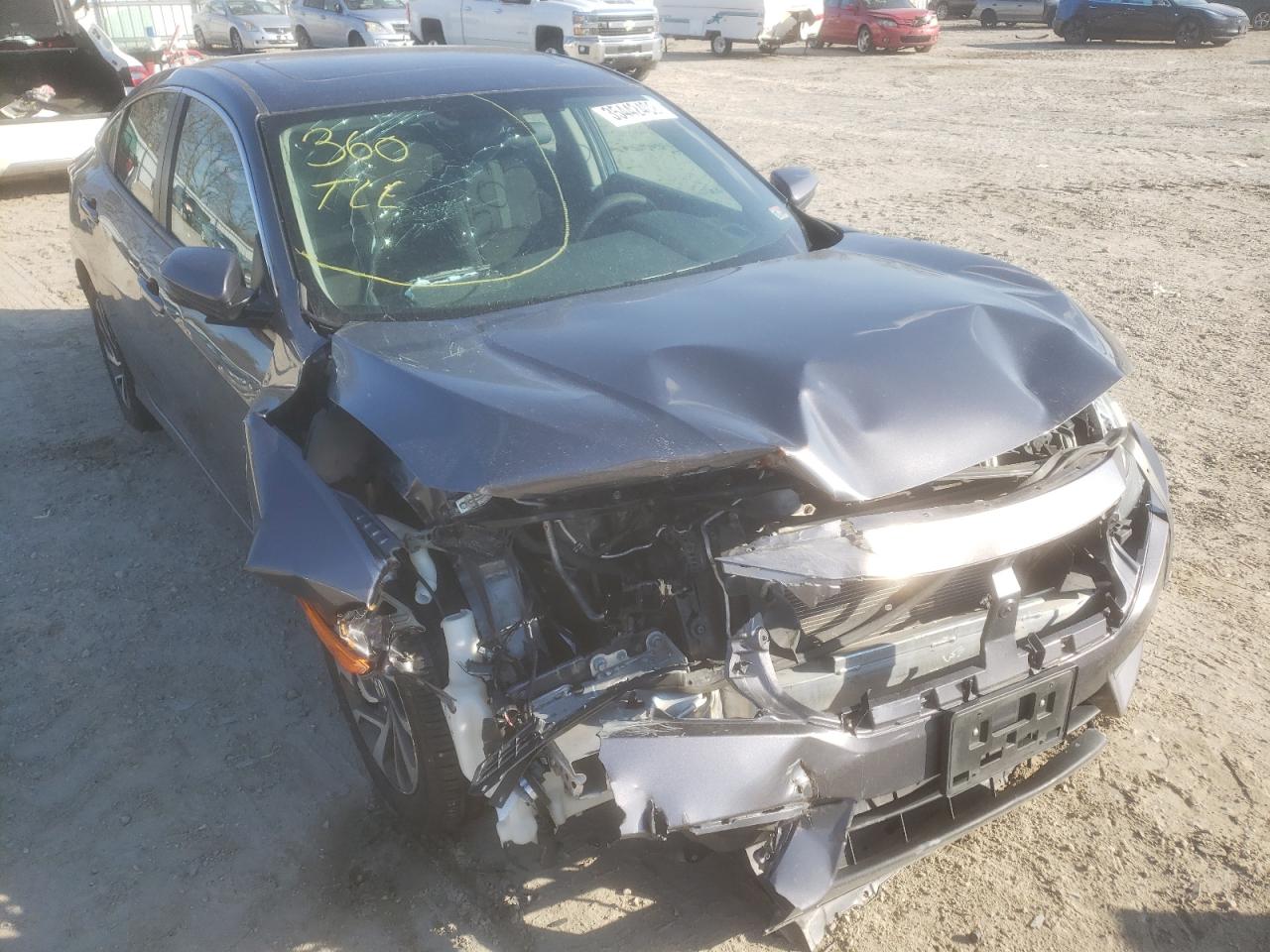 HONDA CIVIC EX 2016 with VIN 19XFC2F79GE025837 - Photo from auction