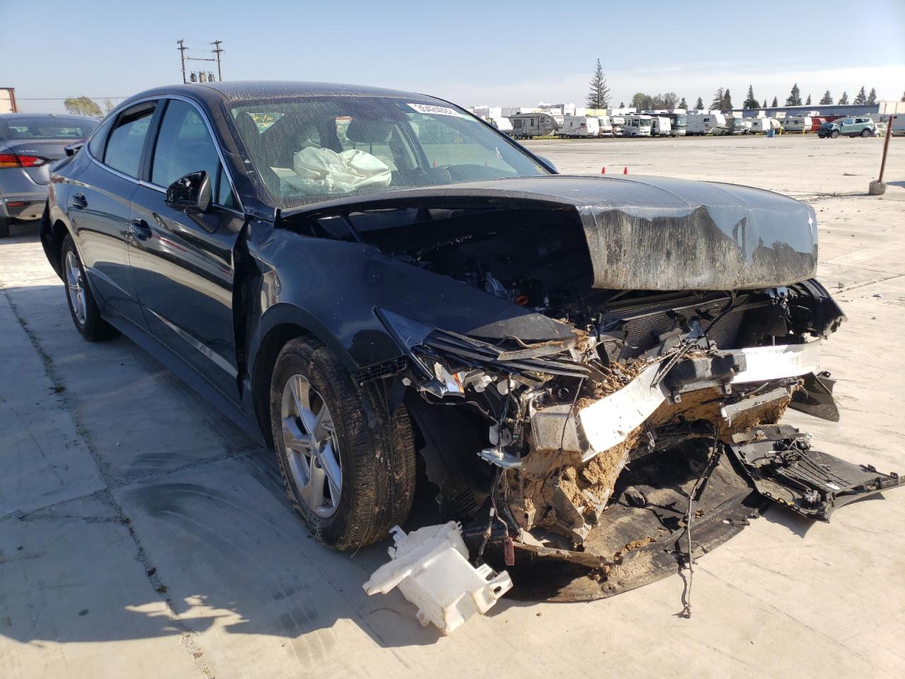 HYUNDAI SONATA SE 2021 with VIN 5NPEG4JA8MH128320 - Photo from auction