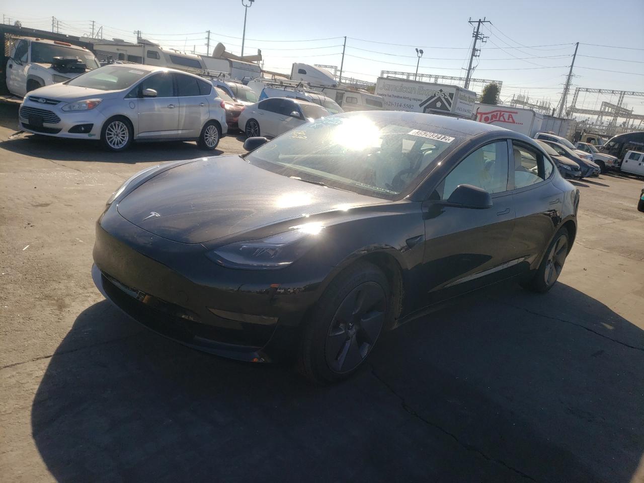 Photo 2 from auction – 2021 TESLA MODEL 3 with VIN 5YJ3E1EA7MF092608