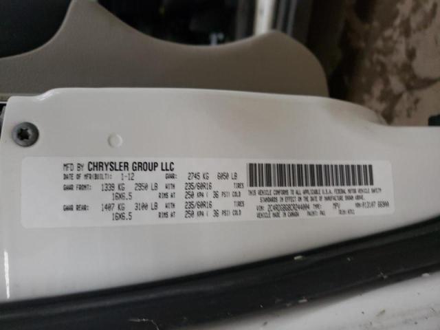 Photo 10 from auction – 2012 DODGE GRAND CARA with VIN 2C4RDGBG8CR244004