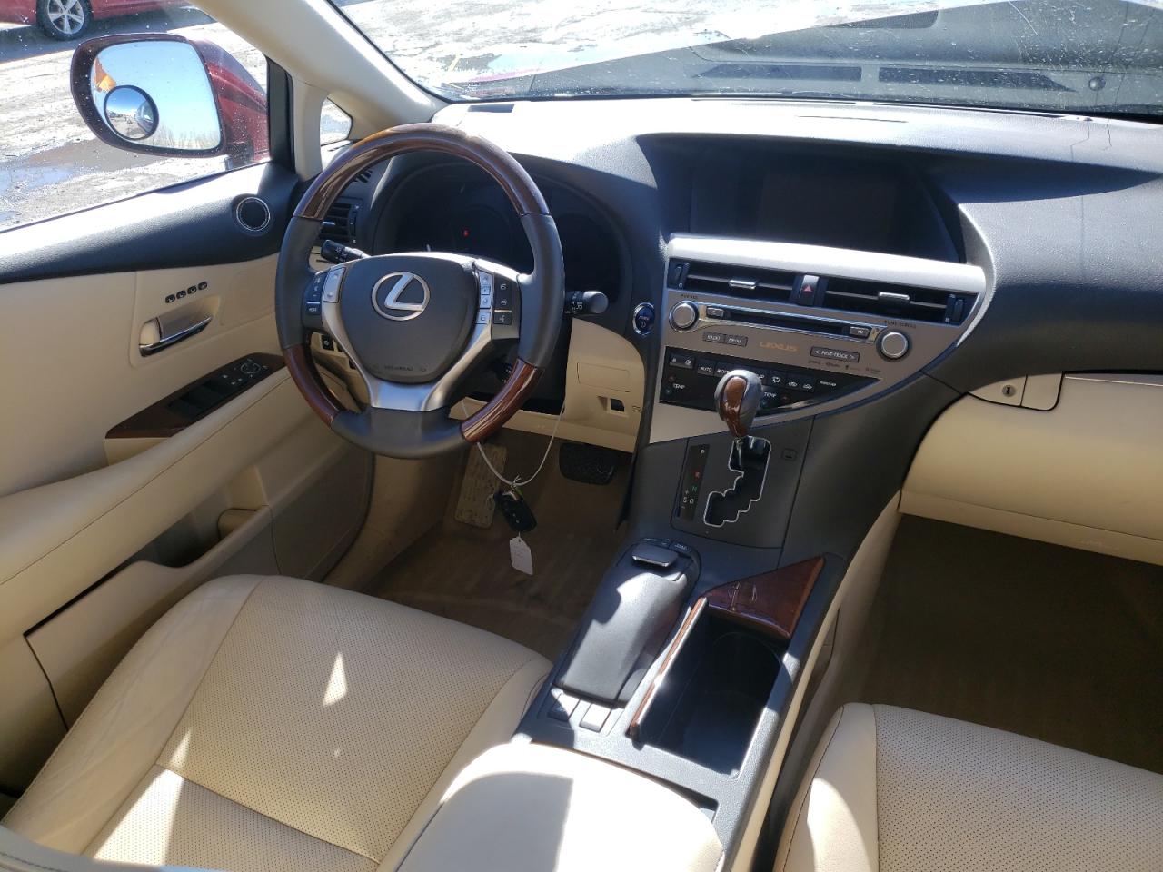 Photo 9 from auction – 2013 LEXUS RX 450 with VIN JTJBC1BA9D2057221