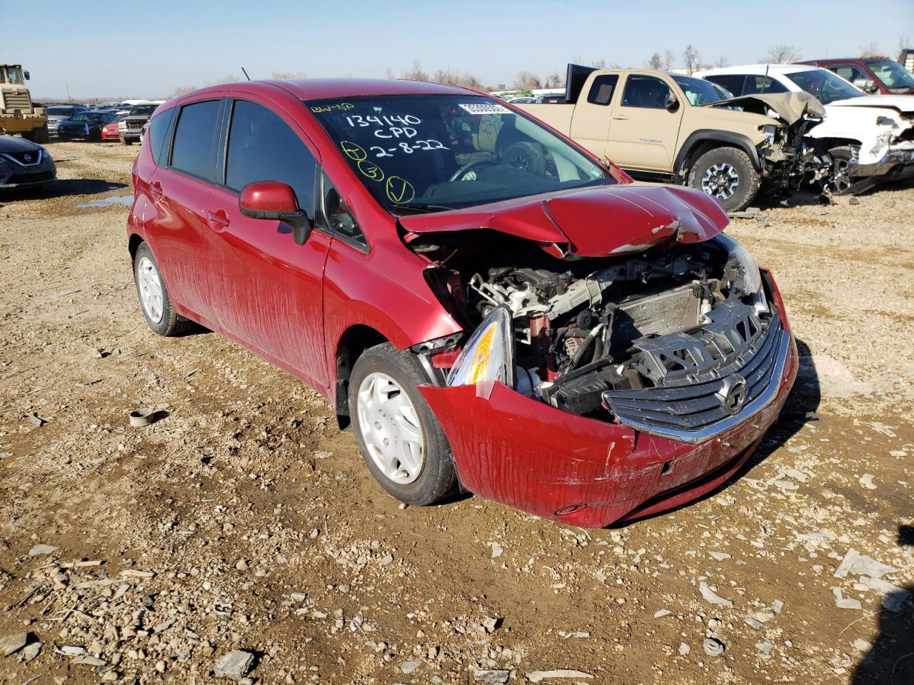 NISSAN VERSA NOTE 2014 with VIN 3N1CE2CP8EL423733 - Photo from auction