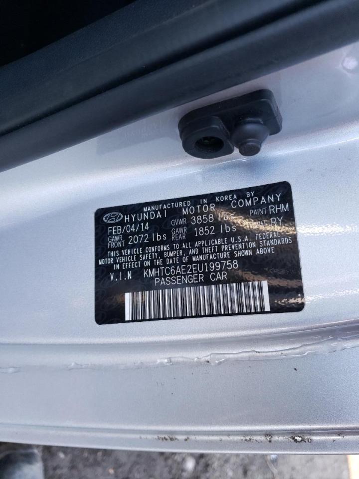 Photo 10 from auction – 2014 HYUNDAI VELOSTER T with VIN KMHTC6AE2EU199758