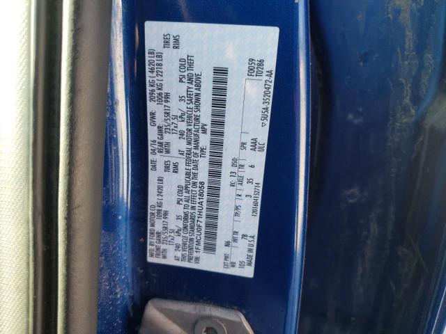 Photo 10 from auction – 2017 FORD ESCAPE S with VIN 1FMCU0F71HUA18058