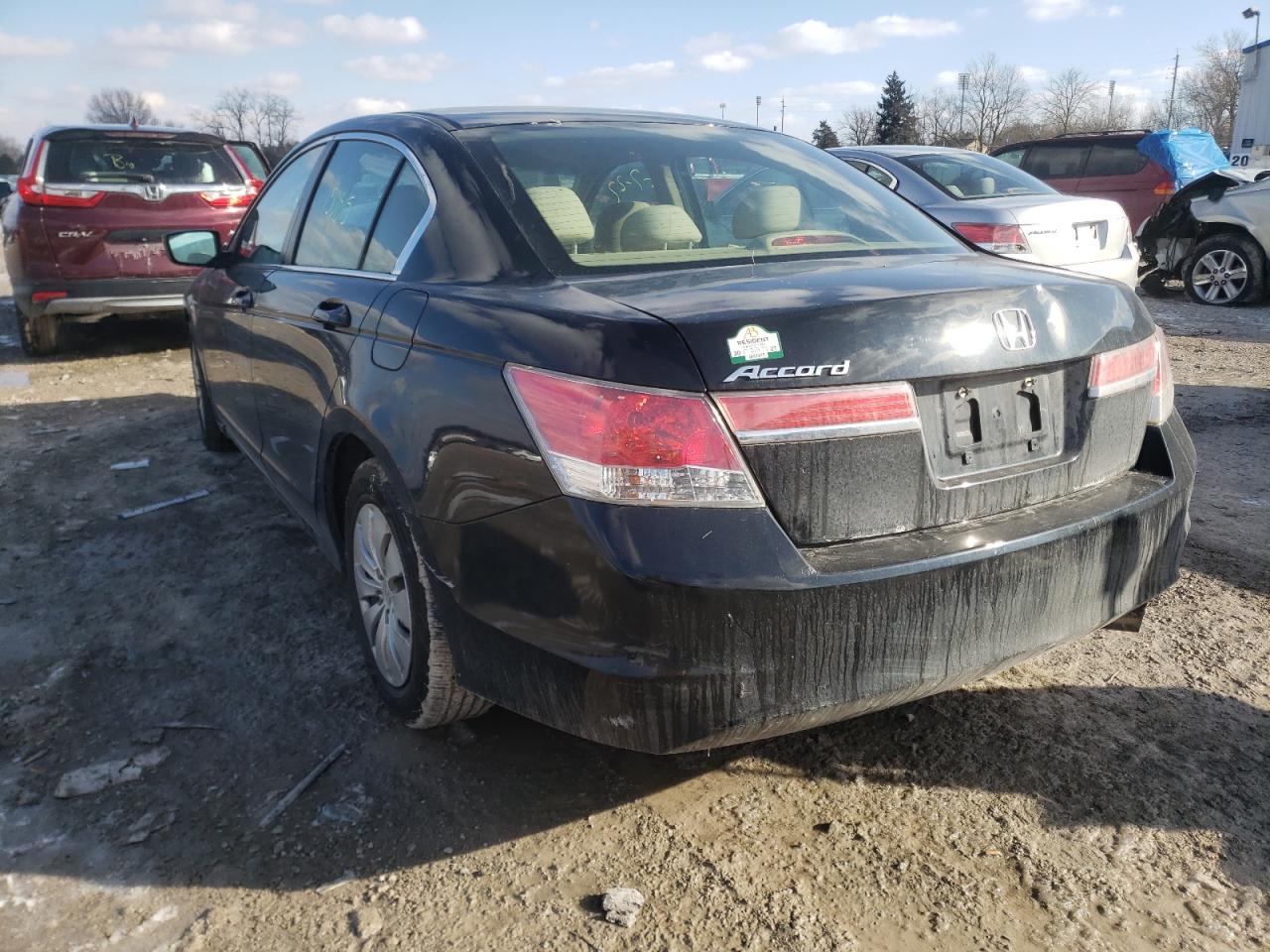 Photo 3 from auction – 2012 HONDA ACCORD LX with VIN 1HGCP2F35CA022744