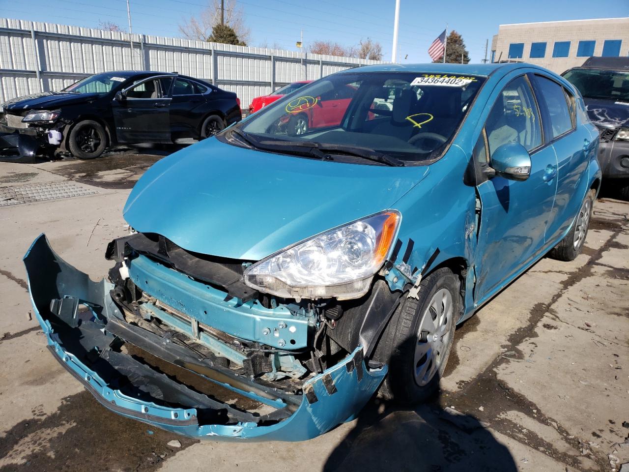 Photo 2 from auction – 2013 TOYOTA PRIUS C with VIN JTDKDTB30D1037491