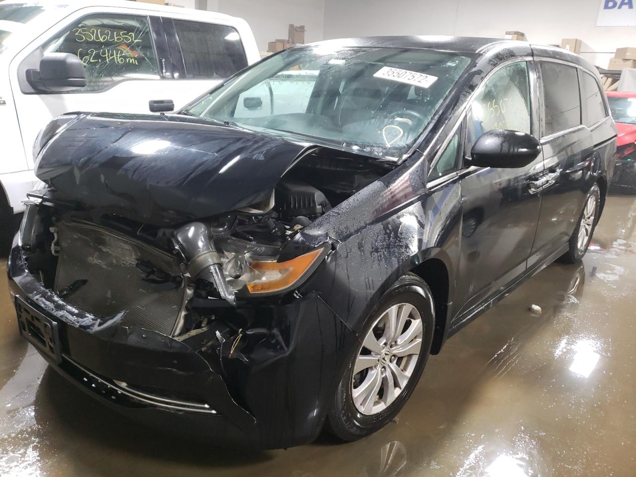 Photo 2 from auction – 2014 HONDA ODYSSEY EX with VIN 5FNRL5H40EB113894