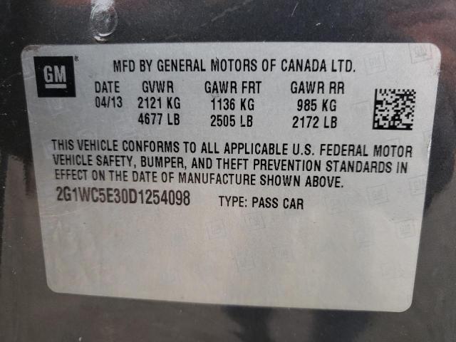 Photo 10 from auction – 2013 CHEVROLET IMPALA LTZ with VIN 2G1WC5E30D1254098
