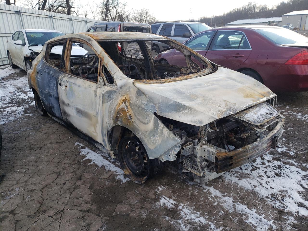 NISSAN LEAF S 2019 with VIN 1N4AZ1CP3KC308148 - Photo from auction