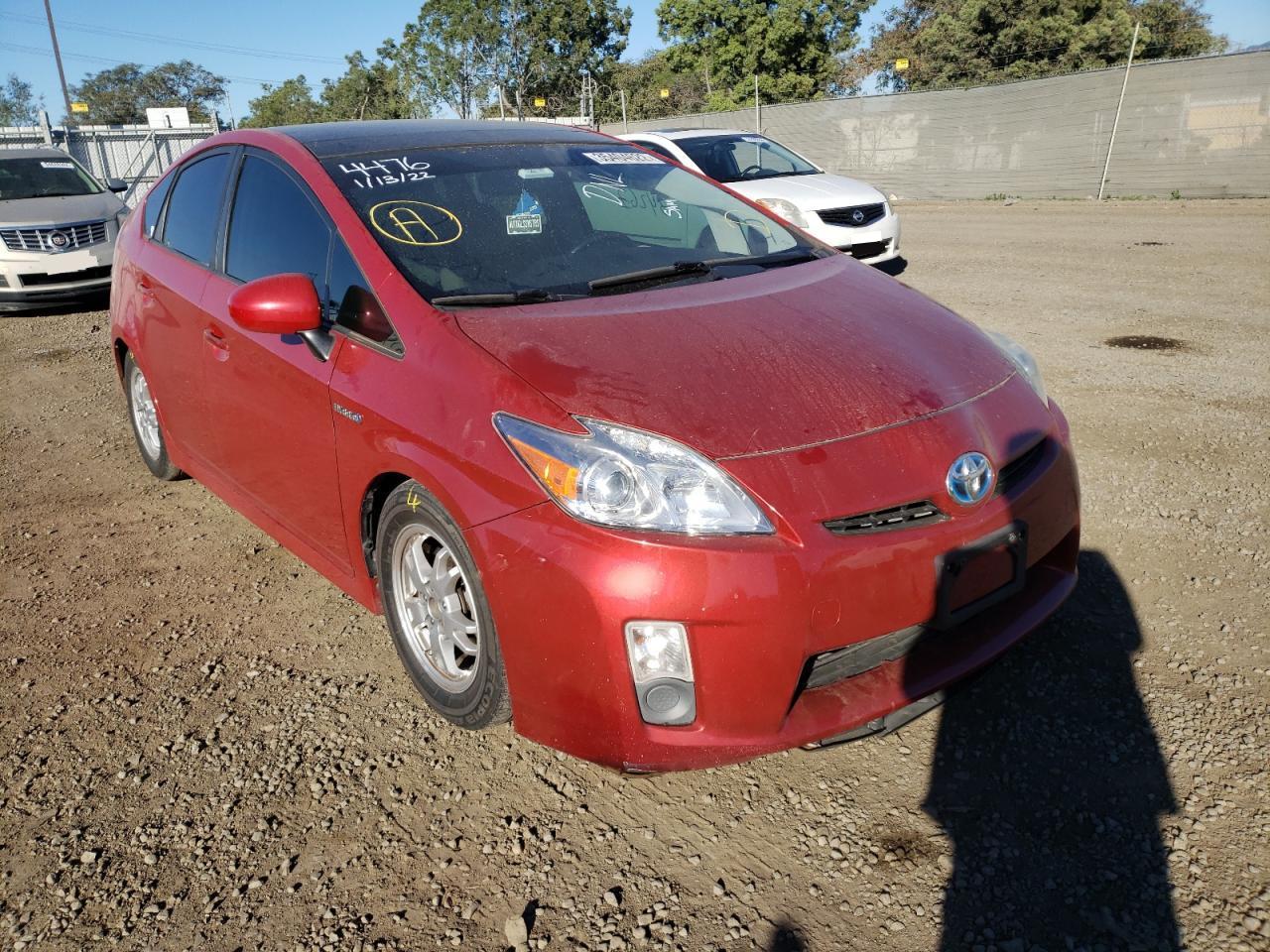 Photo 1 from auction – 2010 TOYOTA PRIUS with VIN JTDKN3DU4A0039541