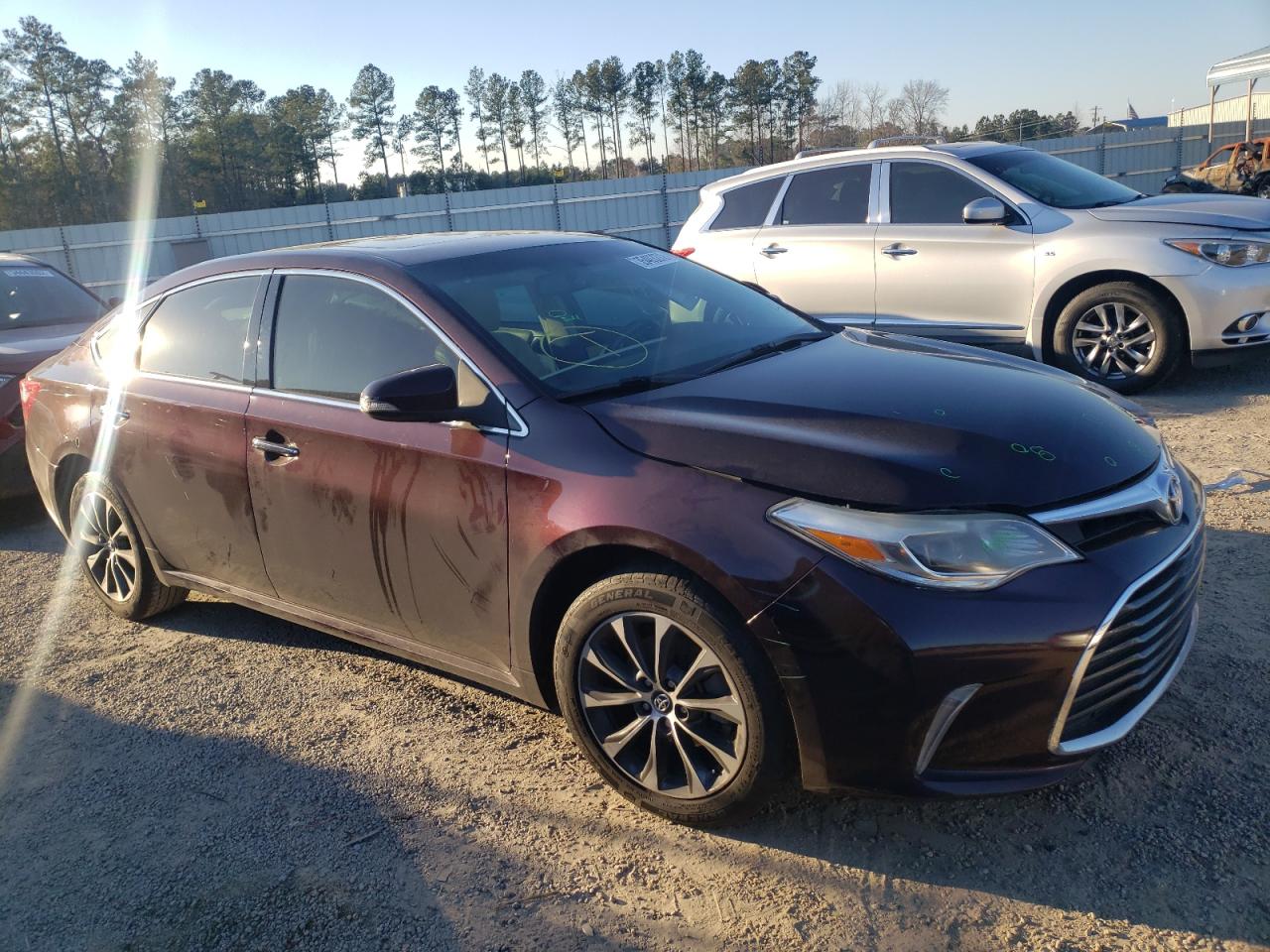 TOYOTA AVALON XLE 2016 with VIN 4T1BK1EB7GU240681 - Photo from auction
