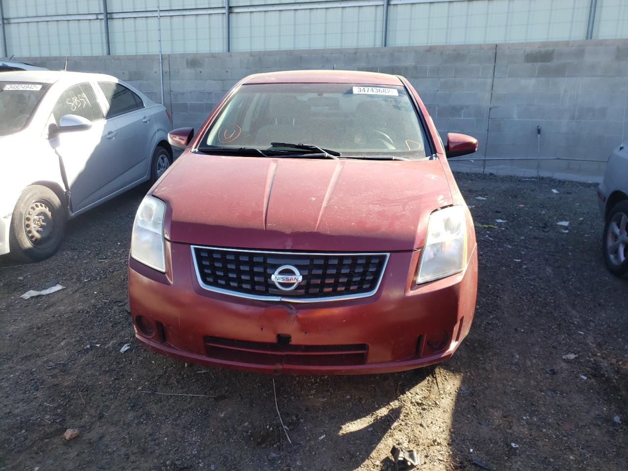 Photo 9 from auction – 2008 NISSAN SENTRA 2.0 with VIN 3N1AB61E38L658652