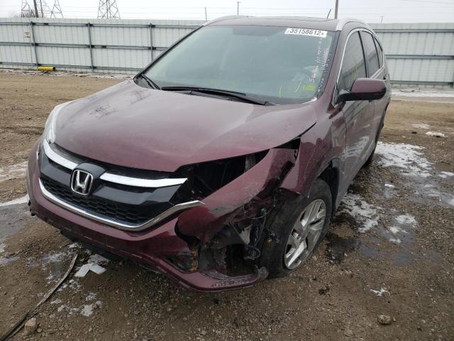 Photo 2 from auction – 2016 HONDA CR-V EXL with VIN 5J6RM4H79GL133556