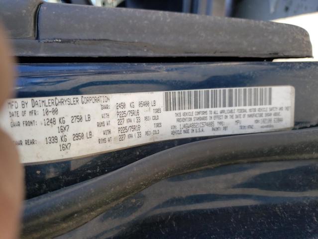 Photo 10 from auction – 2001 JEEP GRAND CHER with VIN 1J4GW48S21C574085