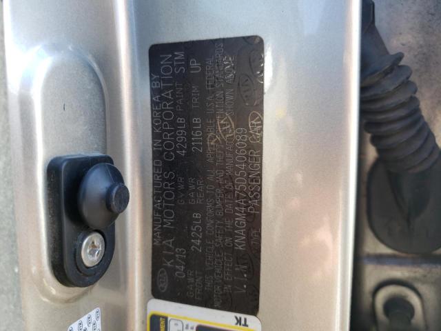 Photo 10 from auction – 2013 KIA OPTIMA LX with VIN KNAGM4A75D5406089