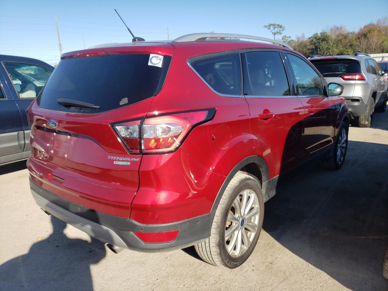 Photo 4 from auction – 2017 FORD ESCAPE TIT with VIN 1FMCU0J96HUD61876
