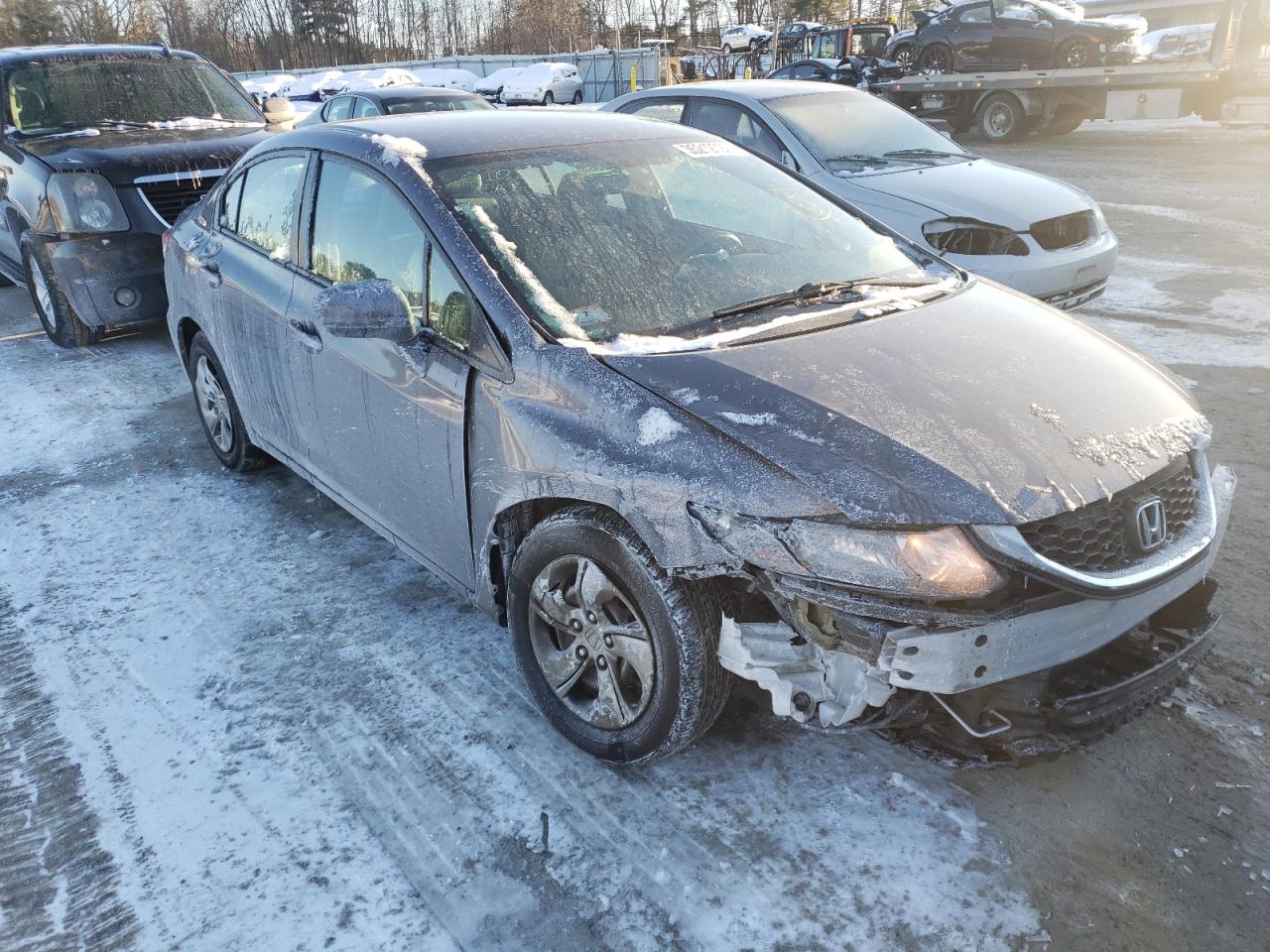 Photo 1 from auction – 2014 HONDA CIVIC LX with VIN 2HGFB2F55EH527815