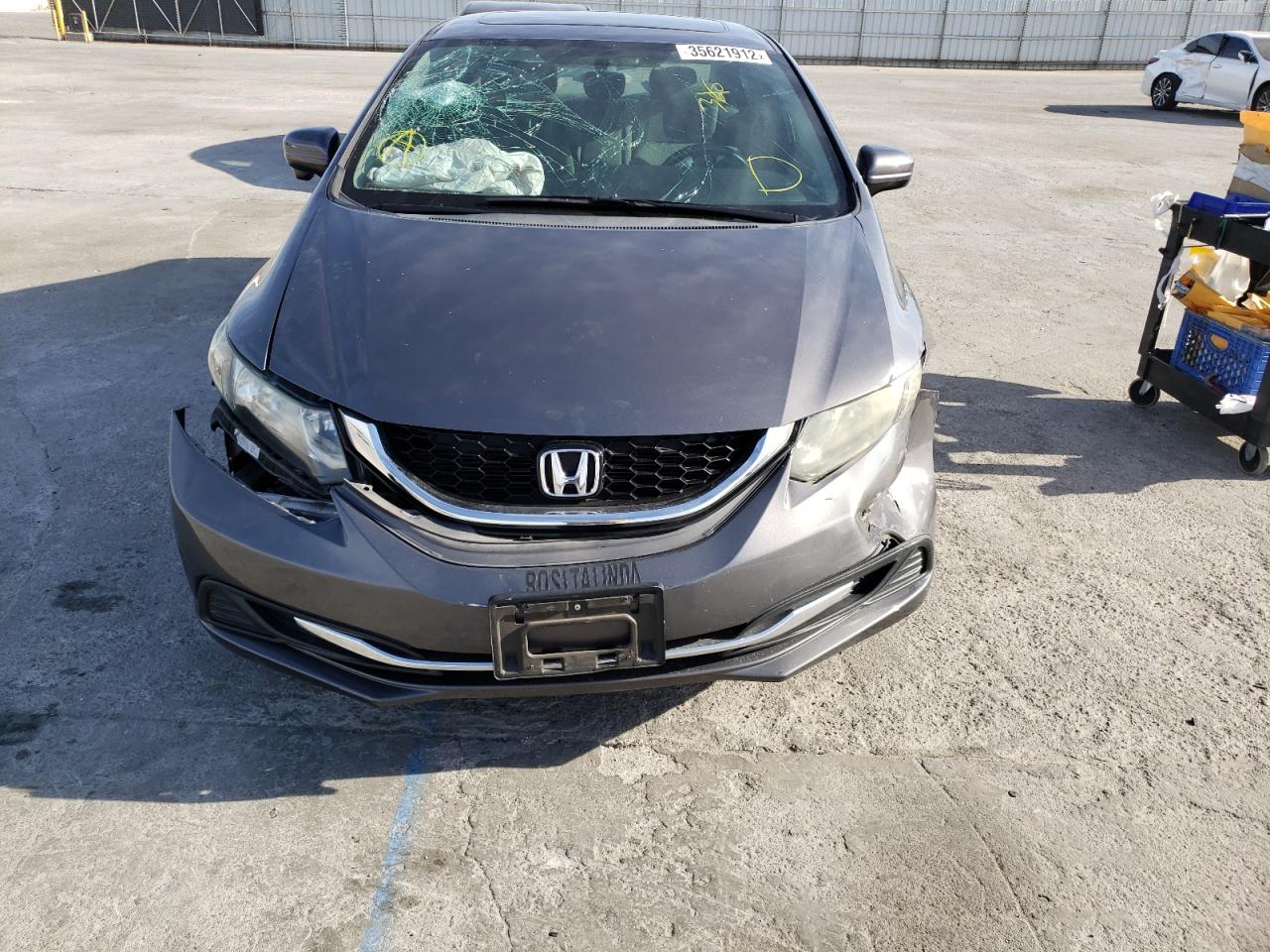 Photo 9 from auction – 2015 HONDA CIVIC EX with VIN 2HGFB2F84FH546920