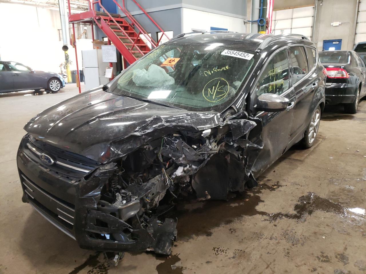 Photo 2 from auction – 2014 FORD ESCAPE SE with VIN 1FMCU9GX7EUD24972