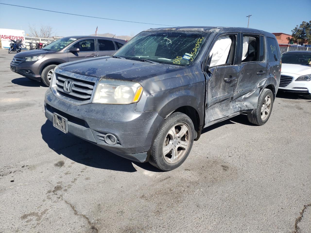 Photo 2 from auction – 2012 HONDA PILOT EX with VIN 5FNYF3H45CB003749