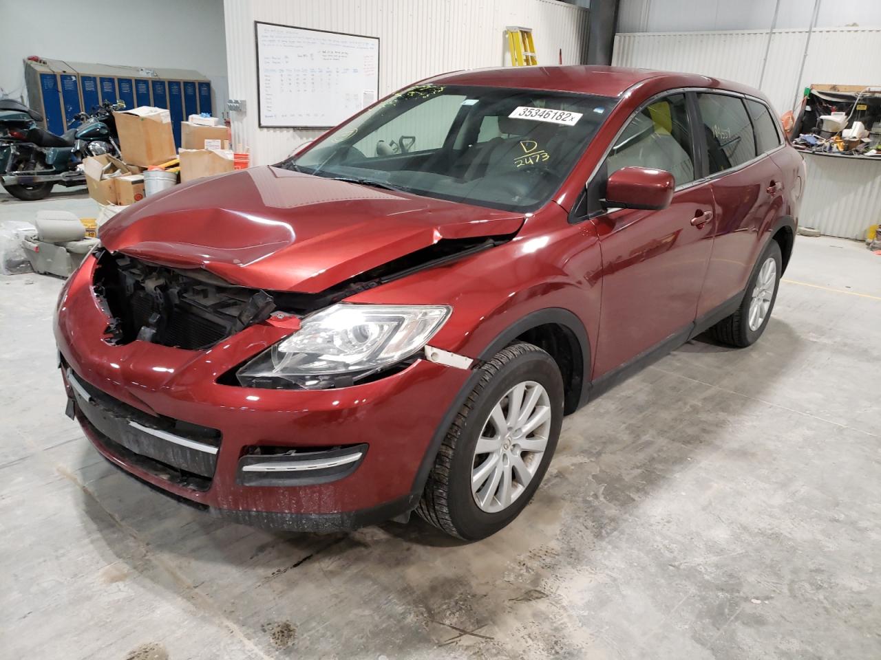 Photo 2 from auction – 2007 MAZDA CX-9 with VIN JM3TB28Y070112473